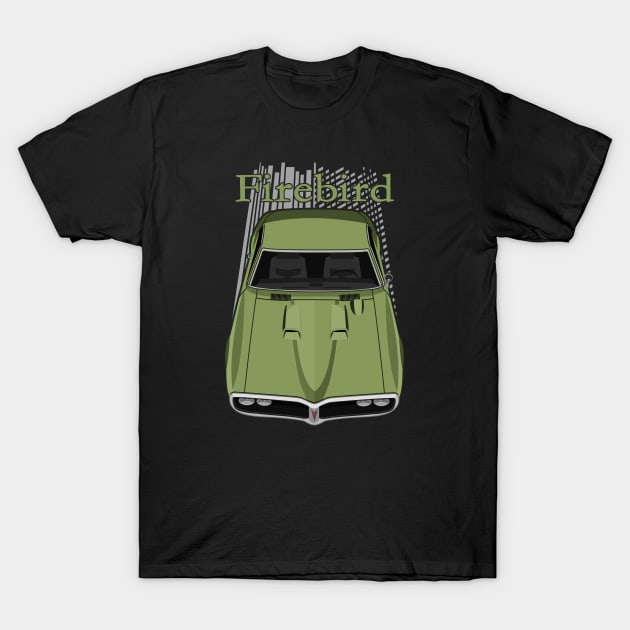 Pontiac Firebird Ram Air 1968 - Green T-Shirt by V8social